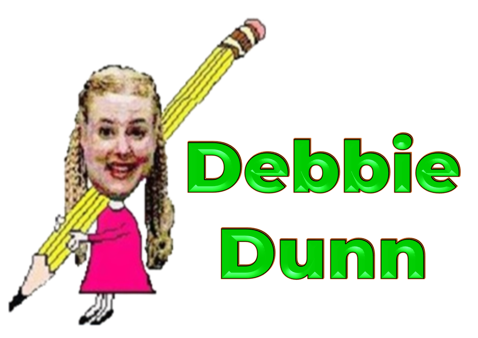 Debbie Dunn holding a pencil avatar