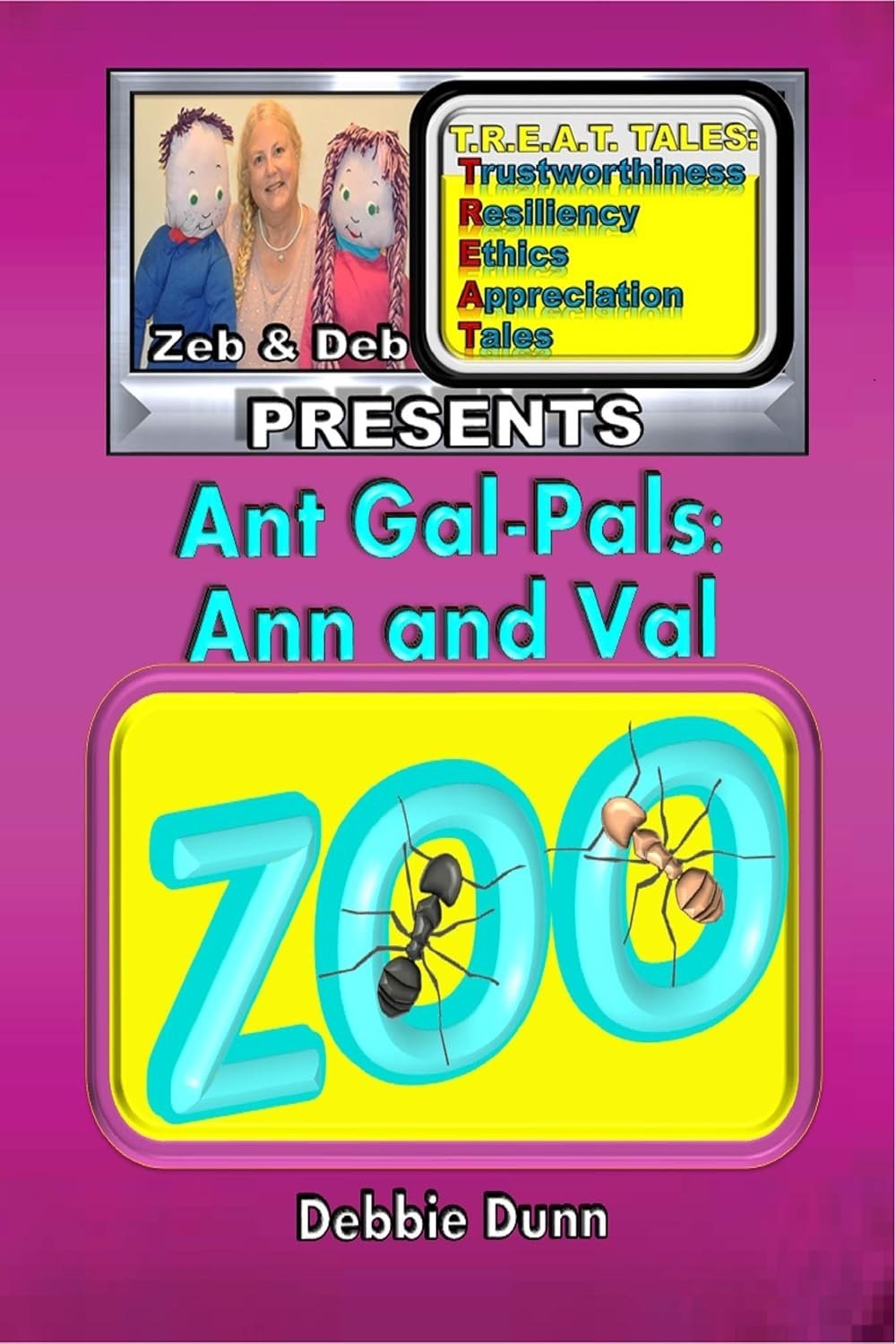 Book cover for Easy Reader Phonics book about Ants