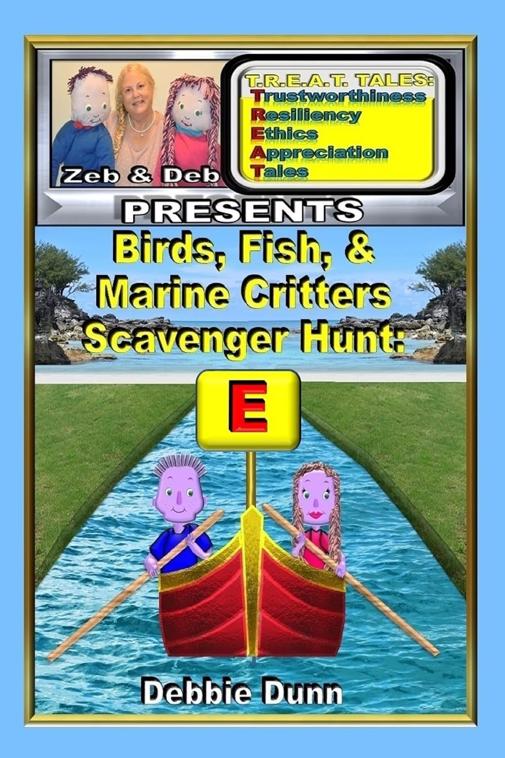 Book cover for Birds, Fish, and Marine Critters Scavenger Hunt: E